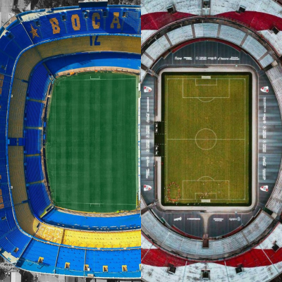 Estádio La Bombonera e El Monumental de Nuñez